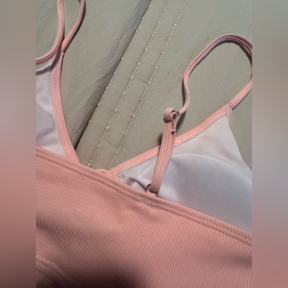 Pink Ruched Bikini Set - Picture 6 of 9